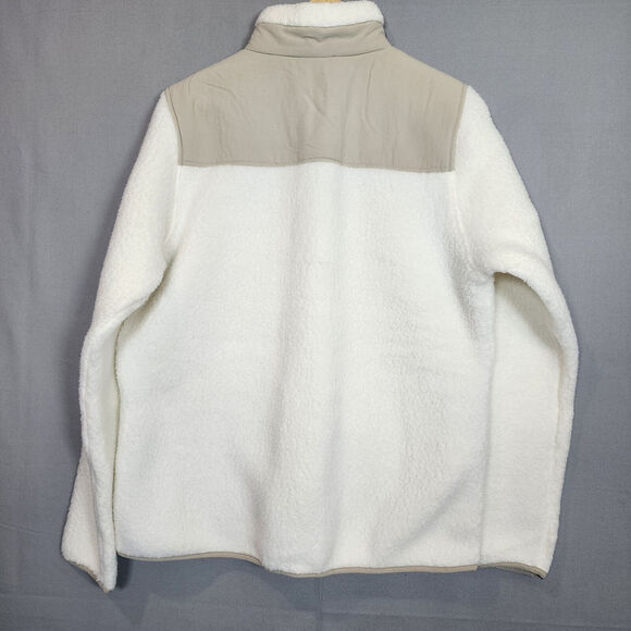 MARMOT Polartec Womens Sherpa Fleece Tan WILEY Full Zip JACKET SZ XL NEW - Picture 2 of 6